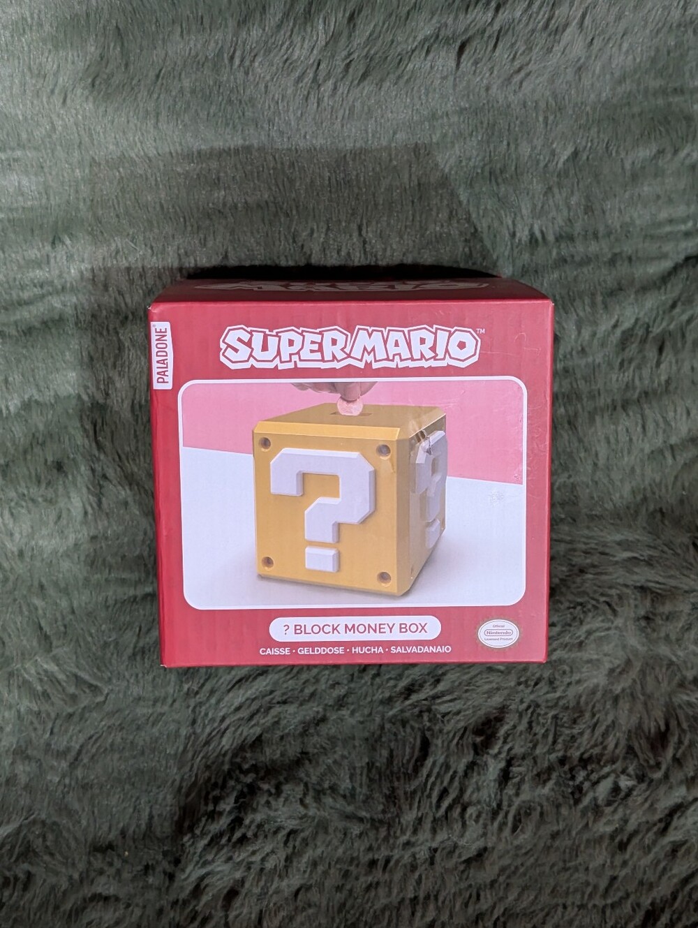 Paladone Nintendo Super Mario ? Question Block Money Box Bank
